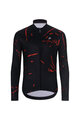 HOLOKOLO Tricou și pantaloni de iarnă de ciclism - PASSION WINTER - negru/roșu