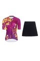 RIVANELLE BY HOLOKOLO Mega set de ciclism - BAROC - mov/galben/negru