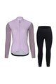 RIVANELLE Jachetă și pantaloni de iarnă de ciclism - PERFORMANCE WINTER - negru/mov