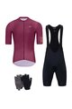 HOLOKOLO Mega set de ciclism - VICTORIOUS GOLD - negru/bordo