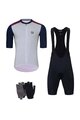 HOLOKOLO Mega set de ciclism - TECHNICAL - gri/negru/bordo