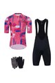 HOLOKOLO Mega set de ciclism - STROKES - albastru/negru/roz