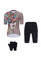 RIVANELLE BY HOLOKOLO Mega set de ciclism - MADAM FLOWER - multicolor/bej/negru