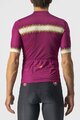 CASTELLI Tricoul și pantaloni scurți de ciclism - GRIMPEUR - negru/bordo