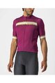 CASTELLI Tricoul și pantaloni scurți de ciclism - GRIMPEUR - negru/bordo