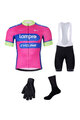 BONAVELO Mega set de ciclism - LAMPRE - alb/roz/negru