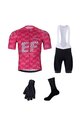 BONAVELO Mega set de ciclism - EDUCATION FIRST 2025 - roz/negru