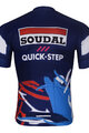 BONAVELO Tricoul și pantaloni scurți de ciclism - SOUDAL-QUICKSTEP 25 - negru/albastru