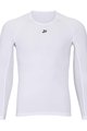 HOLOKOLO Tricou de ciclism cu mânecă lungă - WINTER BASE LAYER - alb