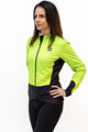 HOLOKOLO Jachetă termoizolantă de ciclism - CLASSIC LADY - verde/negru