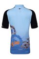 HOLOKOLO Tricoul și pantaloni scurți de ciclism - RIDERS KIDS - negru/albastru/multicolor