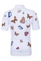HOLOKOLO Tricoul și pantaloni scurți de ciclism - BUTTERFLIES - negru/alb