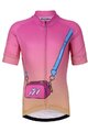 HOLOKOLO Tricoul și pantaloni scurți de ciclism - CANDYBAG - multicolor/roz/negru
