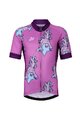 HOLOKOLO Tricoul și pantaloni scurți de ciclism - UNICORNS - mov/negru