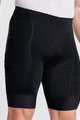 HOLOKOLO Pantaloni scurți de ciclism fără bretele - ELITE - negru