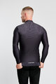 HOLOKOLO Tricou de cilism pentru iarnă cu mânecă lungă - STARLIGHT WINTER - negru