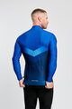 HOLOKOLO Tricou de cilism pentru iarnă cu mânecă lungă - ARROW WINTER - albastru