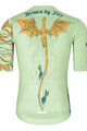 HOLOKOLO Tricoul și pantaloni scurți de ciclism - DRAGON - portocaliu/maro/verde deschis