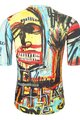 HOLOKOLO Tricoul și pantaloni scurți de ciclism - WILDLY II - albastru deschis/maro/multicolor