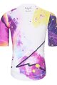 HOLOKOLO Tricoul și pantaloni scurți de ciclism - SPLASH - multicolor/roz/mov