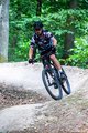 HOLOKOLO Tricou de ciclism cu mânecă scurtă - HIDE N SEEK MTB - negru/gri