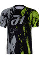 HOLOKOLO Tricou de ciclism cu mânecă scurtă - TYRE MTB - negru/gri/verde