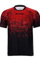 HOLOKOLO Tricou de ciclism cu mânecă scurtă - INFRARED MTB - roșu/negru