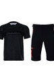 HOLOKOLO Tricoul și pantalonii de ciclism MTB - BLACK VIBE MTB - negru