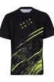 HOLOKOLO Tricou de ciclism cu mânecă scurtă - UNIVERSE MTB - negru/galben