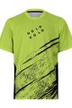 HOLOKOLO Tricou de ciclism cu mânecă scurtă - UNIVERSE MTB - galben/negru