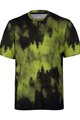 HOLOKOLO Tricou de ciclism cu mânecă scurtă - NIGHTFALL MTB - negru/galben