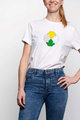 NU. BY HOLOKOLO Tricou de ciclism cu mânecă scurtă - TOUR - alb/multicolor