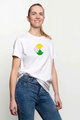 NU. BY HOLOKOLO Tricou de ciclism cu mânecă scurtă - TOUR - alb/multicolor