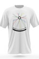NU. BY HOLOKOLO Tricou de ciclism cu mânecă scurtă - RIDE THIS WAY - multicolor/alb