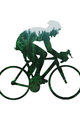 NU. BY HOLOKOLO Tricou de ciclism cu mânecă scurtă - BEHIND BARS - alb/verde
