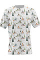 NU. BY HOLOKOLO Tricou de ciclism cu mânecă scurtă - HEARTCORE - multicolor/alb