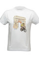 NU. BY HOLOKOLO Tricou de ciclism cu mânecă scurtă - LE TOUR PARIS - alb
