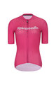 RIVANELLE BY HOLOKOLO Tricoul și pantaloni scurți de ciclism - DRAW UP  - negru/roz