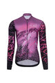 RIVANELLE Jachetă și pantaloni de iarnă de ciclism - ROSESCAPE - mov/negru
