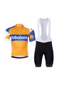 BONAVELO Tricoul și pantaloni scurți de ciclism - RABOBANK - portocaliu/albastru/negru