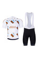 BONAVELO Tricoul și pantaloni scurți de ciclism - AG2R LA MONDIALE - multicolor/negru