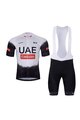 BONAVELO Tricoul și pantaloni scurți de ciclism - UAE 2025 - negru/alb