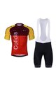 BONAVELO Tricoul și pantaloni scurți de ciclism - COFIDIS 2025 - negru/portocaliu/roșu
