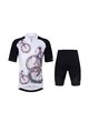HOLOKOLO Tricoul și pantaloni scurți de ciclism - RIDERS KIDS - multicolor/alb/negru