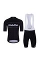 HOLOKOLO Tricoul și pantaloni scurți de ciclism - GEAR UP - negru