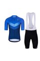 HOLOKOLO Tricoul și pantaloni scurți de ciclism - Holokolo ARROW II + - negru/albastru