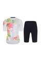 RIVANELLE BY HOLOKOLO Tricoul și pantaloni scurți de ciclism - FLOWERY LADY - negru/multicolor
