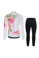 RIVANELLE BY HOLOKOLO Jachetă și pantaloni de iarnă de ciclism - FLOWERY WINTER - multicolor/negru