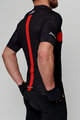 HOLOKOLO Tricoul și pantaloni scurți de ciclism - OBSIDIAN - roșu/negru