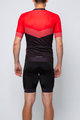 HOLOKOLO Tricoul și pantaloni scurți de ciclism - NEW NEUTRAL - negru/roșu